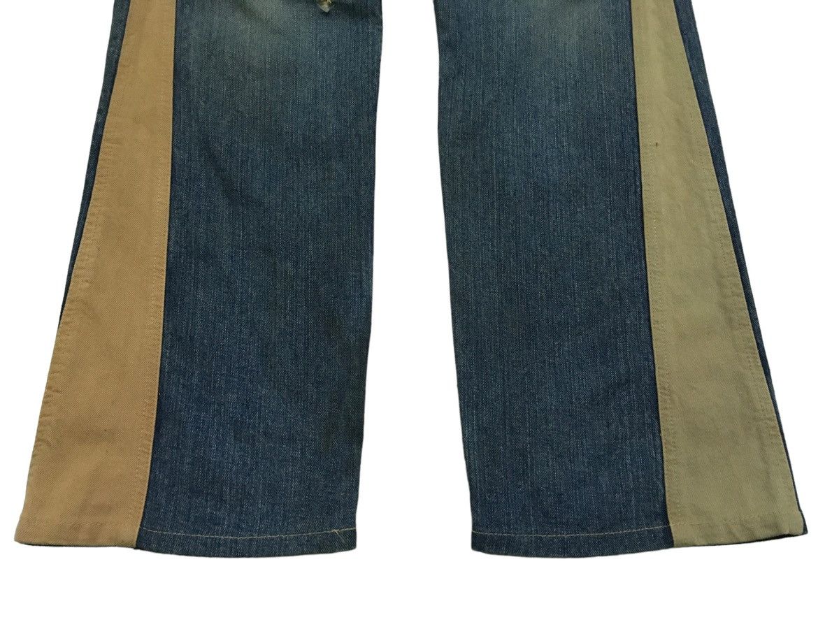 If Six Was Nine × Le Grande Bleu (L.G.B.) × Wrangler Very Rare Design Vintage Brand Wrangler Flared Jeans 1990s Size US 34 / EU 50 - 6 Thumbnail