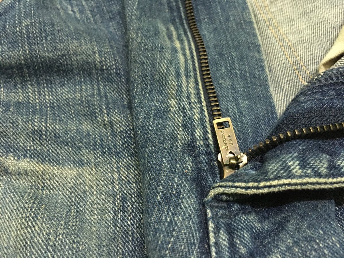 If Six Was Nine × Le Grande Bleu (L.G.B.) × Wrangler Very Rare Design Vintage Brand Wrangler Flared Jeans 1990s Size US 34 / EU 50 - 5 Thumbnail