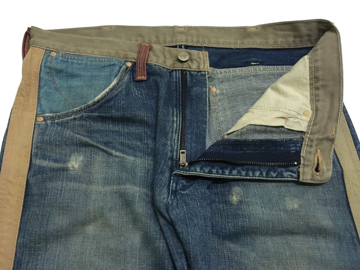 If Six Was Nine × Le Grande Bleu (L.G.B.) × Wrangler Very Rare Design Vintage Brand Wrangler Flared Jeans 1990s Size US 34 / EU 50 - 8 Thumbnail