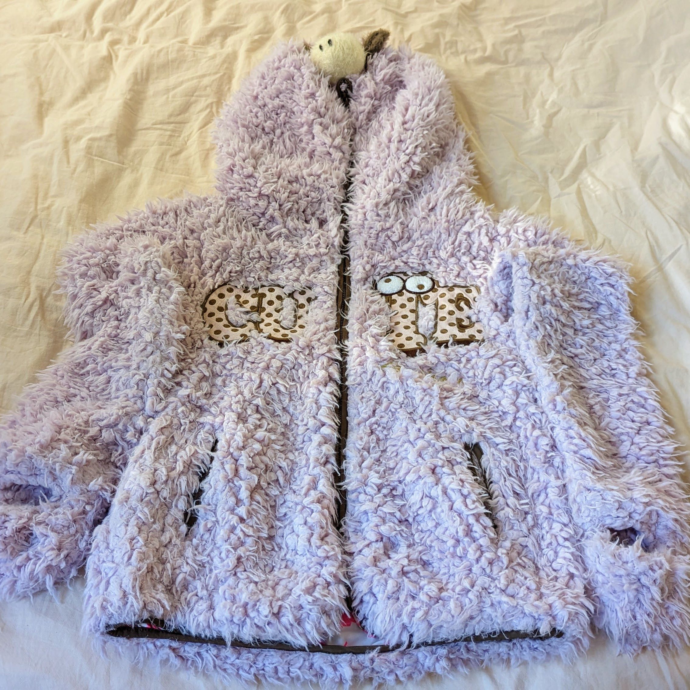 Japanese Brand × Other Lala Bobo sheep fleece hoodie - Small / L Size L / US 10 / IT 46 - 3 Thumbnail