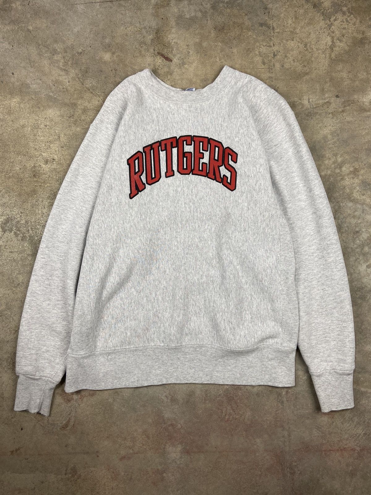 Vintage 90s Rutgers university reverse weave Crewneck