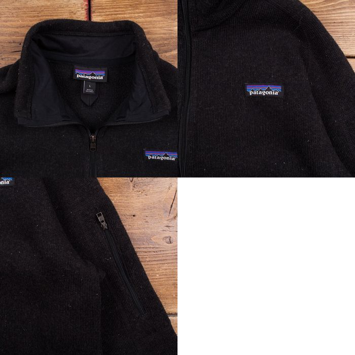Patagonia Patagonia Knit Fleece Jacket Large Gorpcore Full Zip Black