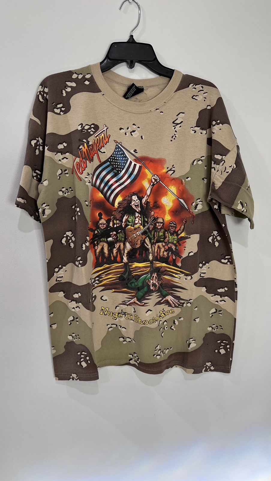 Band Tees 2003 Ted Nugent “Nuge 03 Shock & Awe” Tour Tee Size XL Size US XL / EU 56 / 4 - 1 Thumbnail