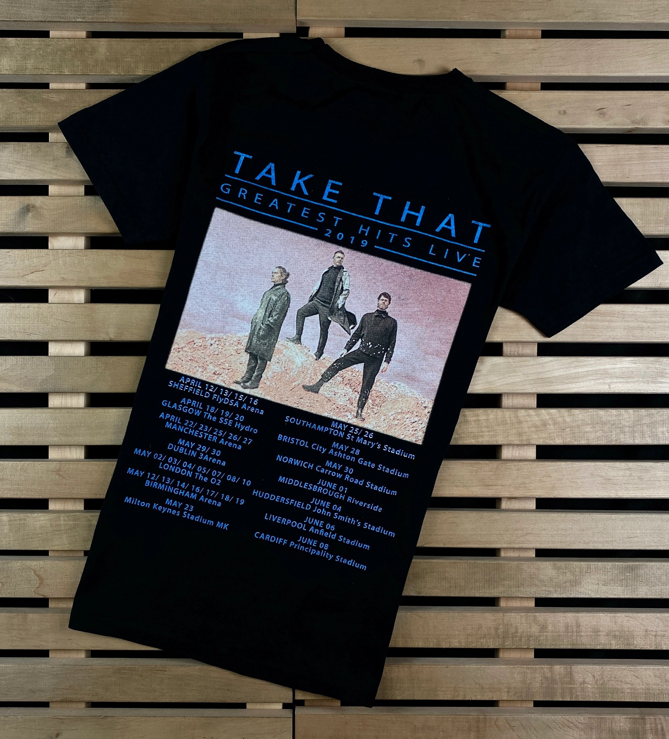 Band Tees × Vintage Mens Vintage T Shirt Take That Size S Size US S / EU 44-46 / 1 - 6 Thumbnail