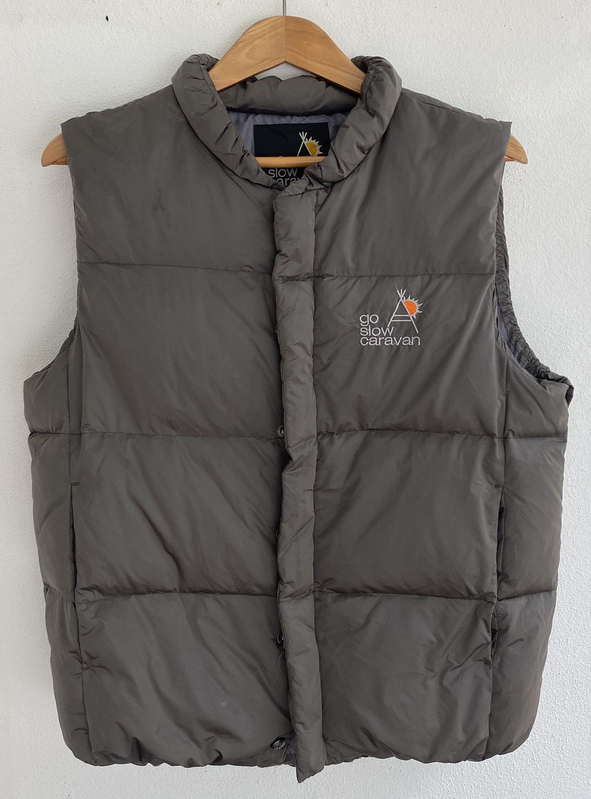 go slow caravan JAPANESE BRAND GO SLOW CARAVAN PUFFER VEST JACKET SIZE 3 Size US M / EU 48-50 / 2 - 1 Thumbnail