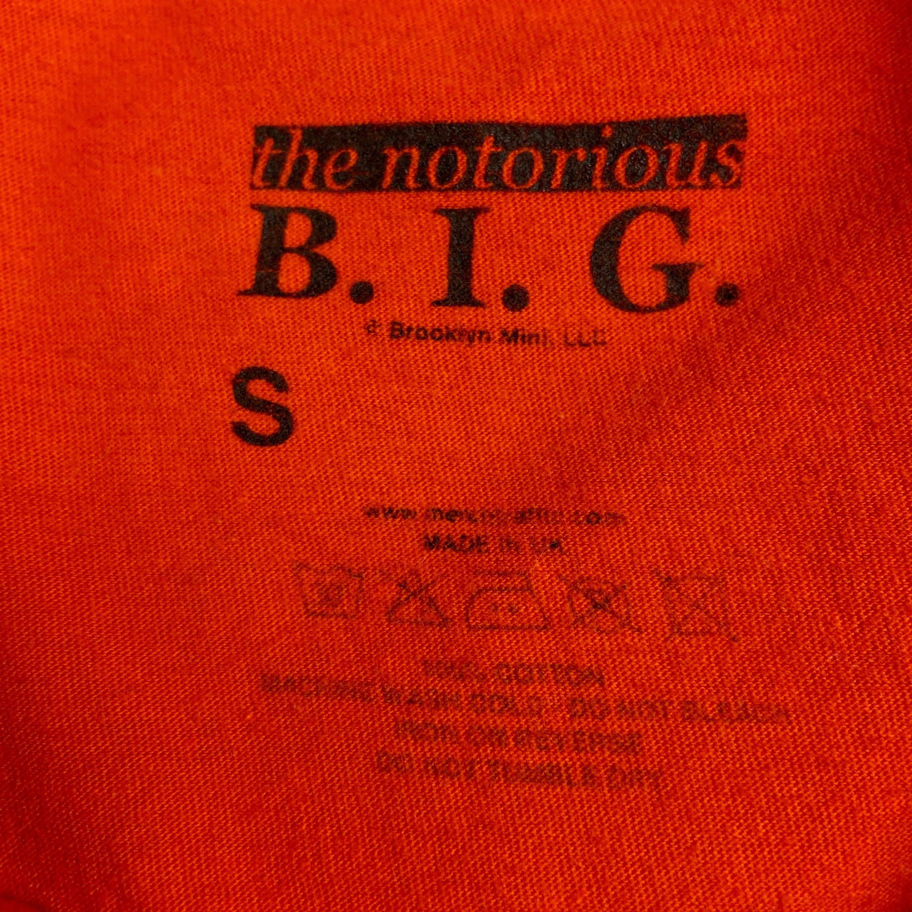 Band Tees × Rap Tees × Vintage Mens Vintage T Shirt B.I.G Biggie Size S Size US S / EU 44-46 / 1 - 4 Thumbnail