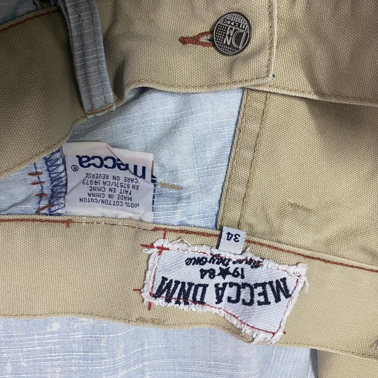 Mecca Vintage Y2K Mecca Denim Hybrid Baggy Pants Size US 34 / EU 50 - 13 Thumbnail