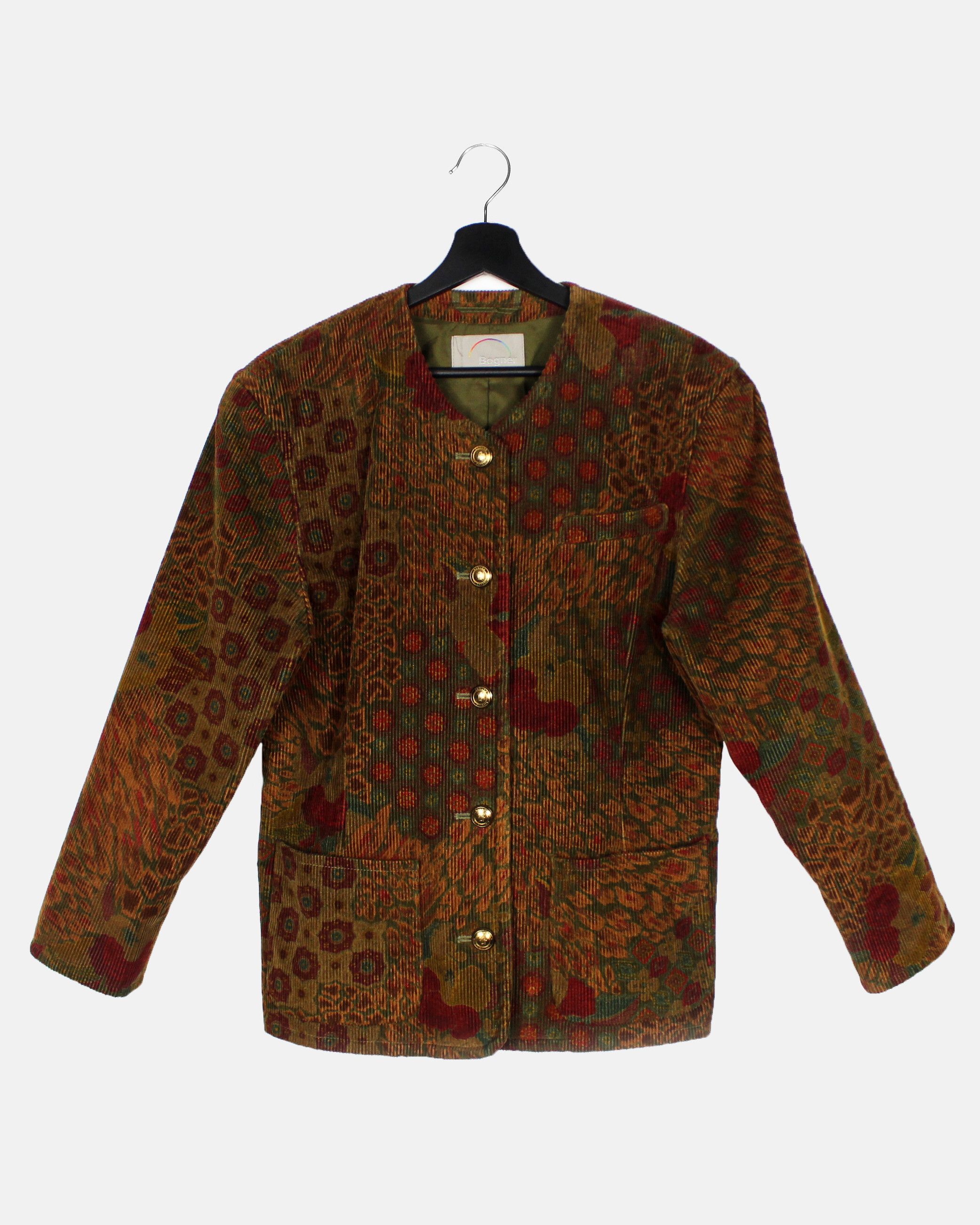 Bogner 80s vintage Bogner corduroy jacket blazer West Germany Size M / US 6-8 / IT 42-44 - 1 Thumbnail