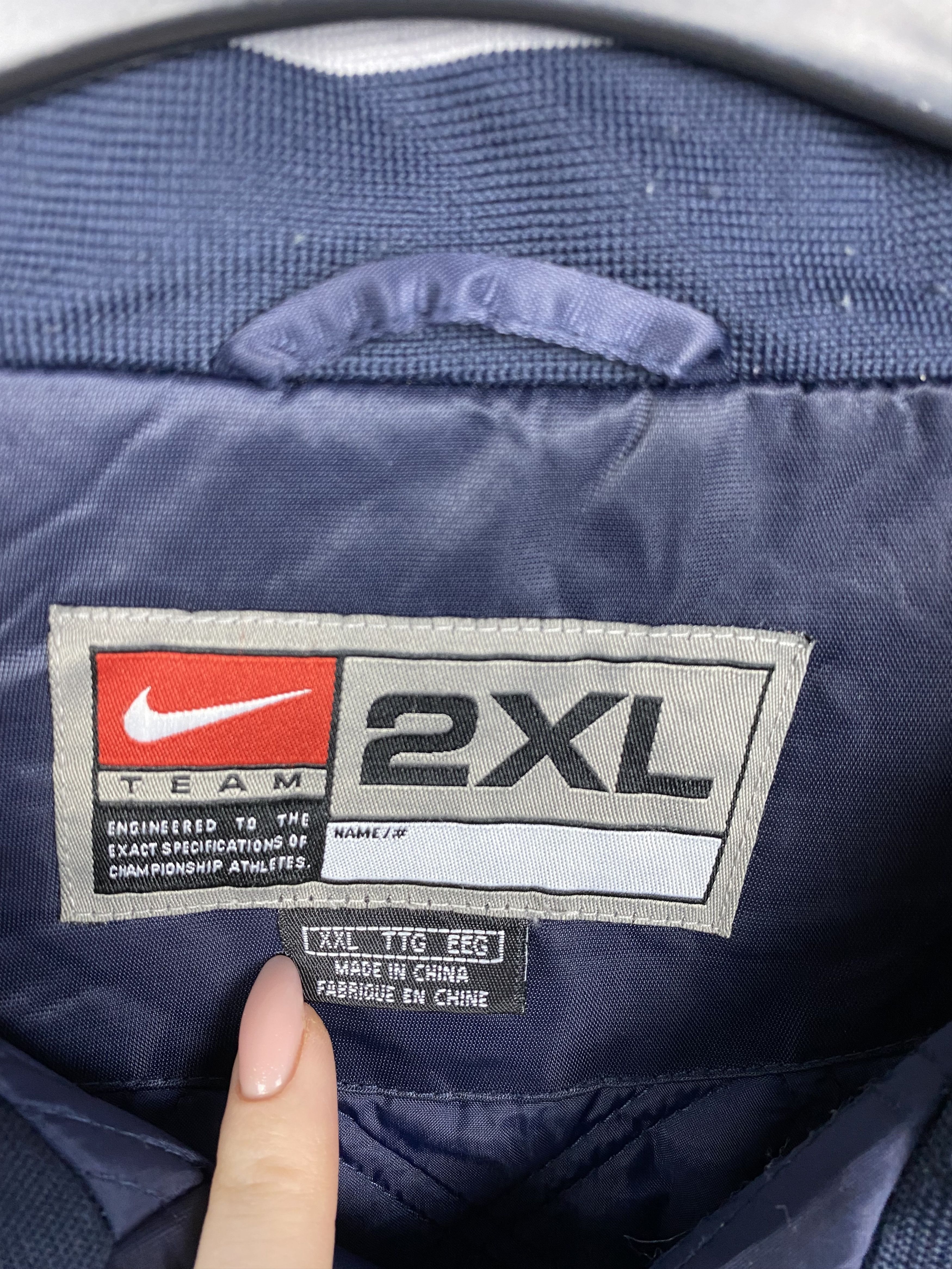 MLB Nike Baseball 90s Vintage Mens Nylon Jacket Size US XXL / EU 58 / 5 - 3 Thumbnail