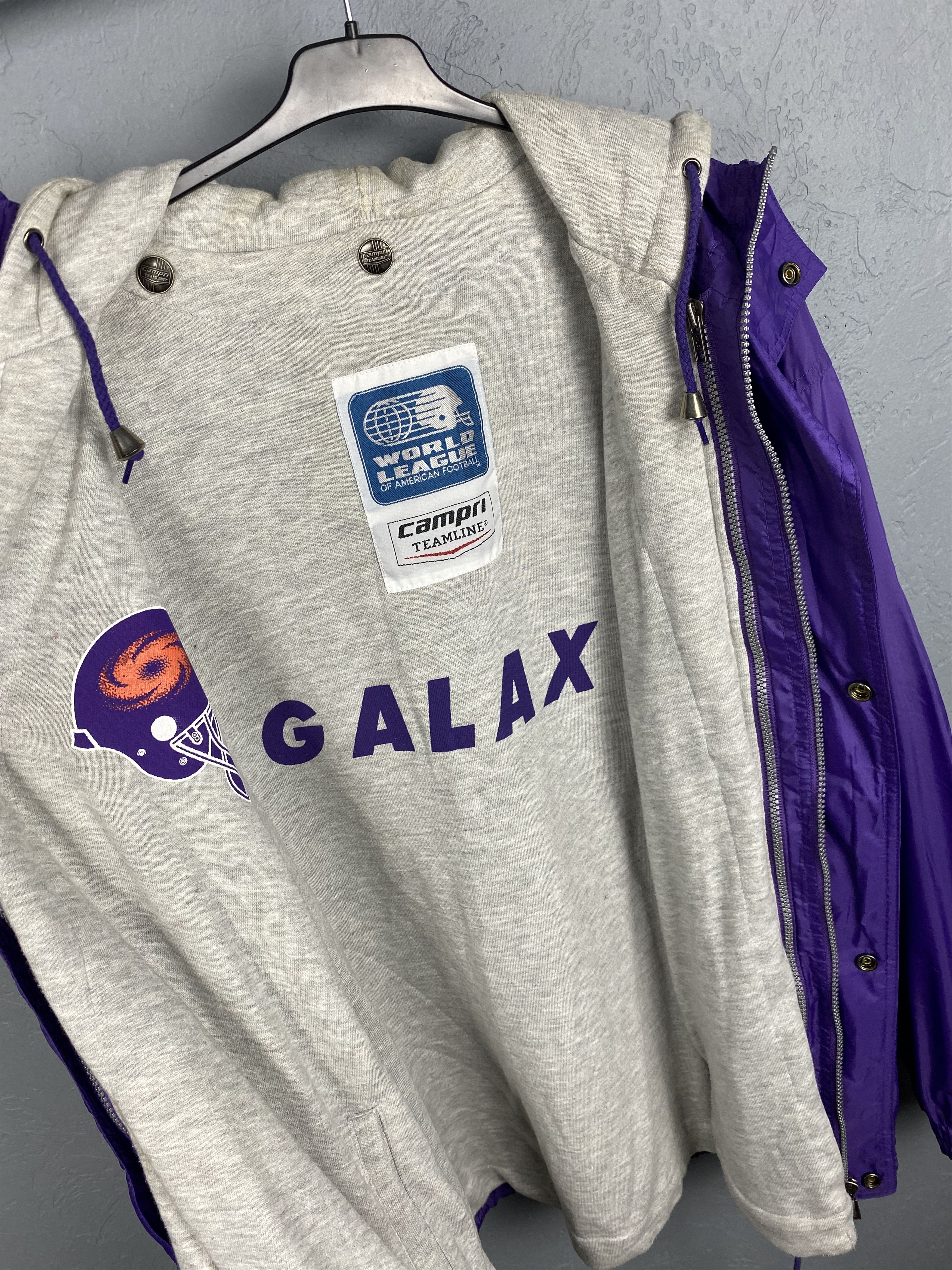 Vintage Frankfurt Galaxy Vintage American Football Reversible Jacket Size US L / EU 52-54 / 3 - 9 Thumbnail