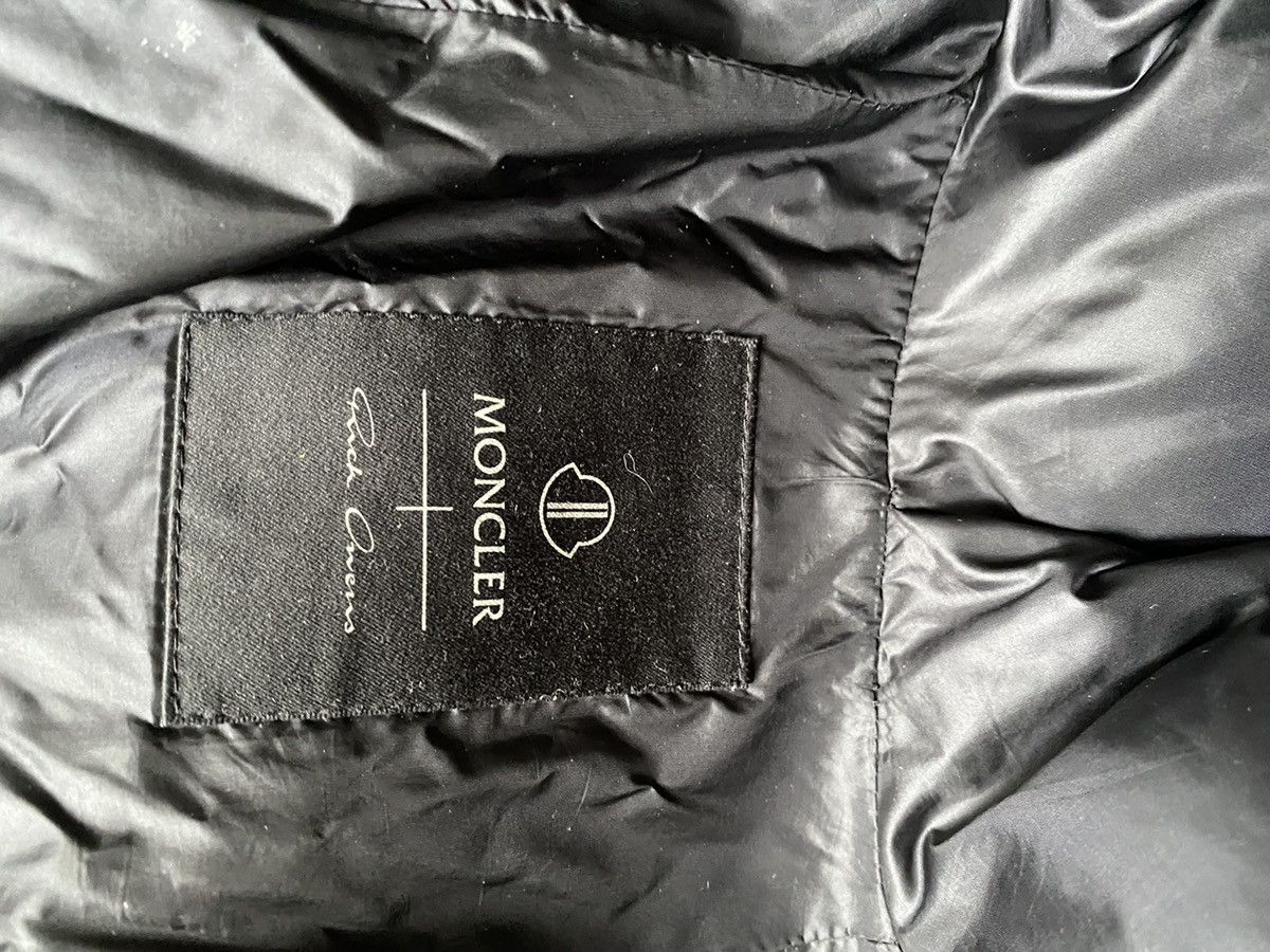 Moncler × Rick Owens Rick Owens Moncler Porterville oversized vest M-XL Size US XL / EU 56 / 4 - 4 Thumbnail