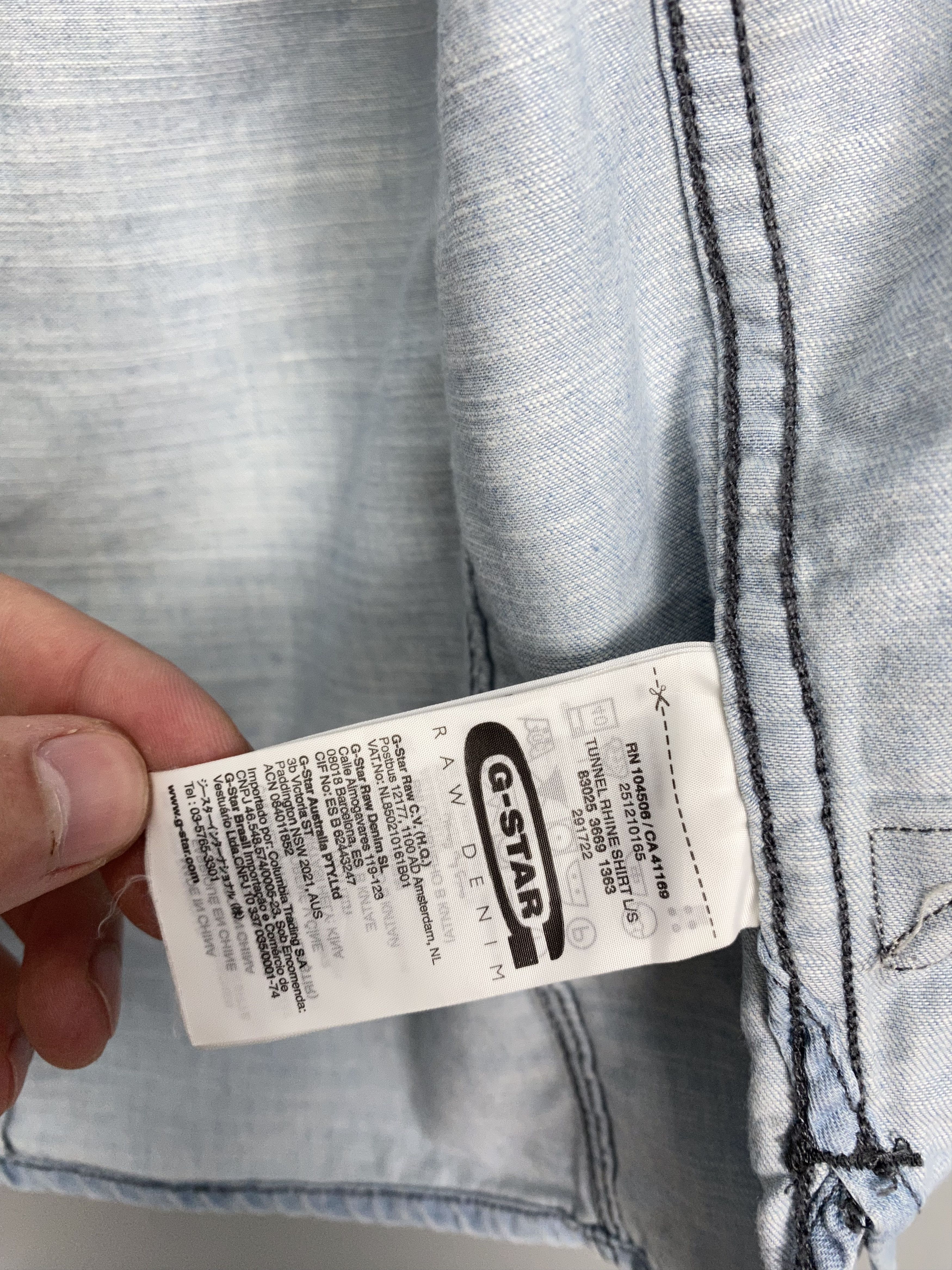 G-Star G-Star Raw Tunnel Rhine L/S Shirt Size US S / EU 44-46 / 1 - 10 Thumbnail