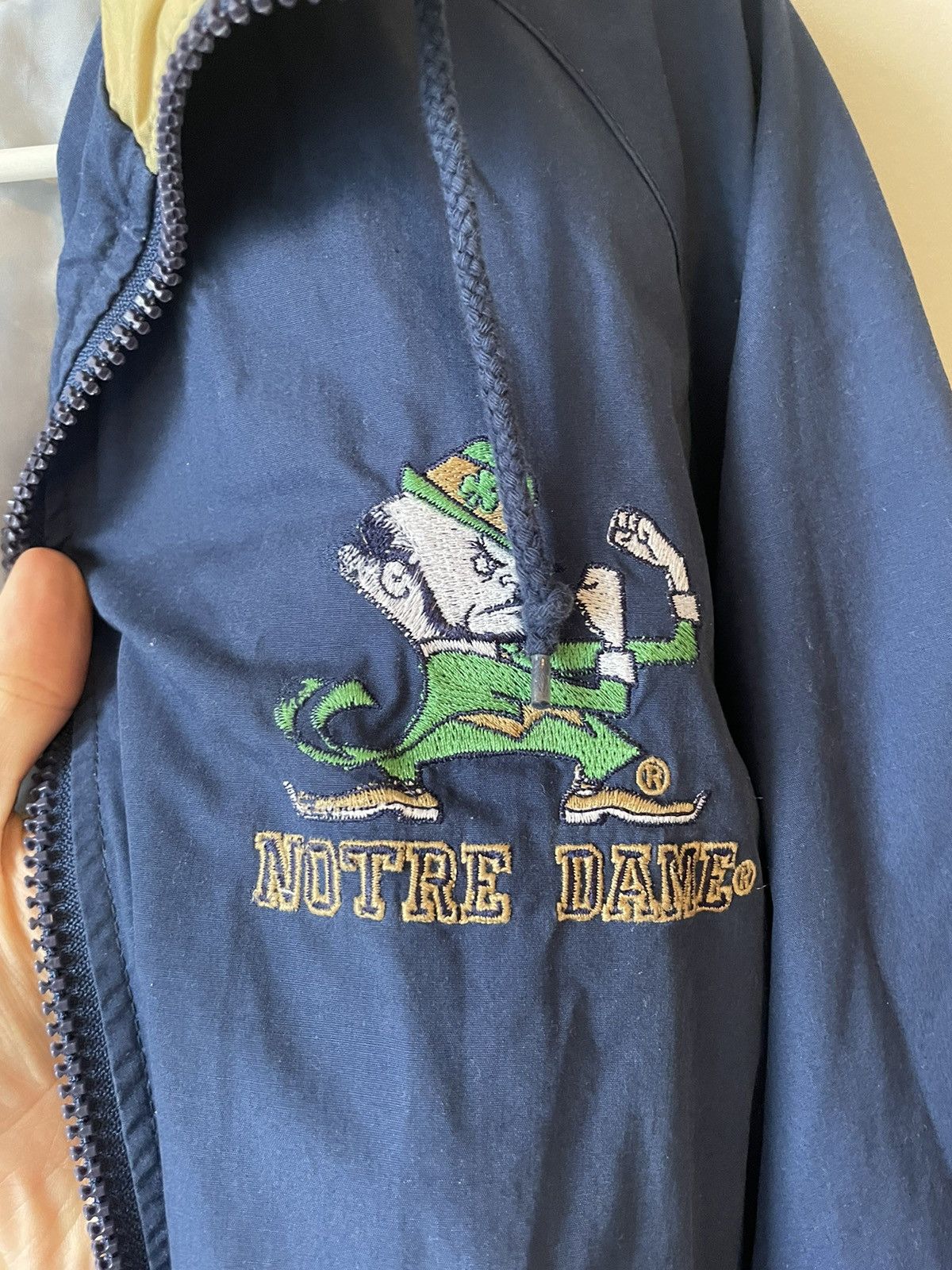 Vintage Vintage Notre Dame Player Jacket Size Medium Size US M / EU 48-50 / 2 - 3 Thumbnail