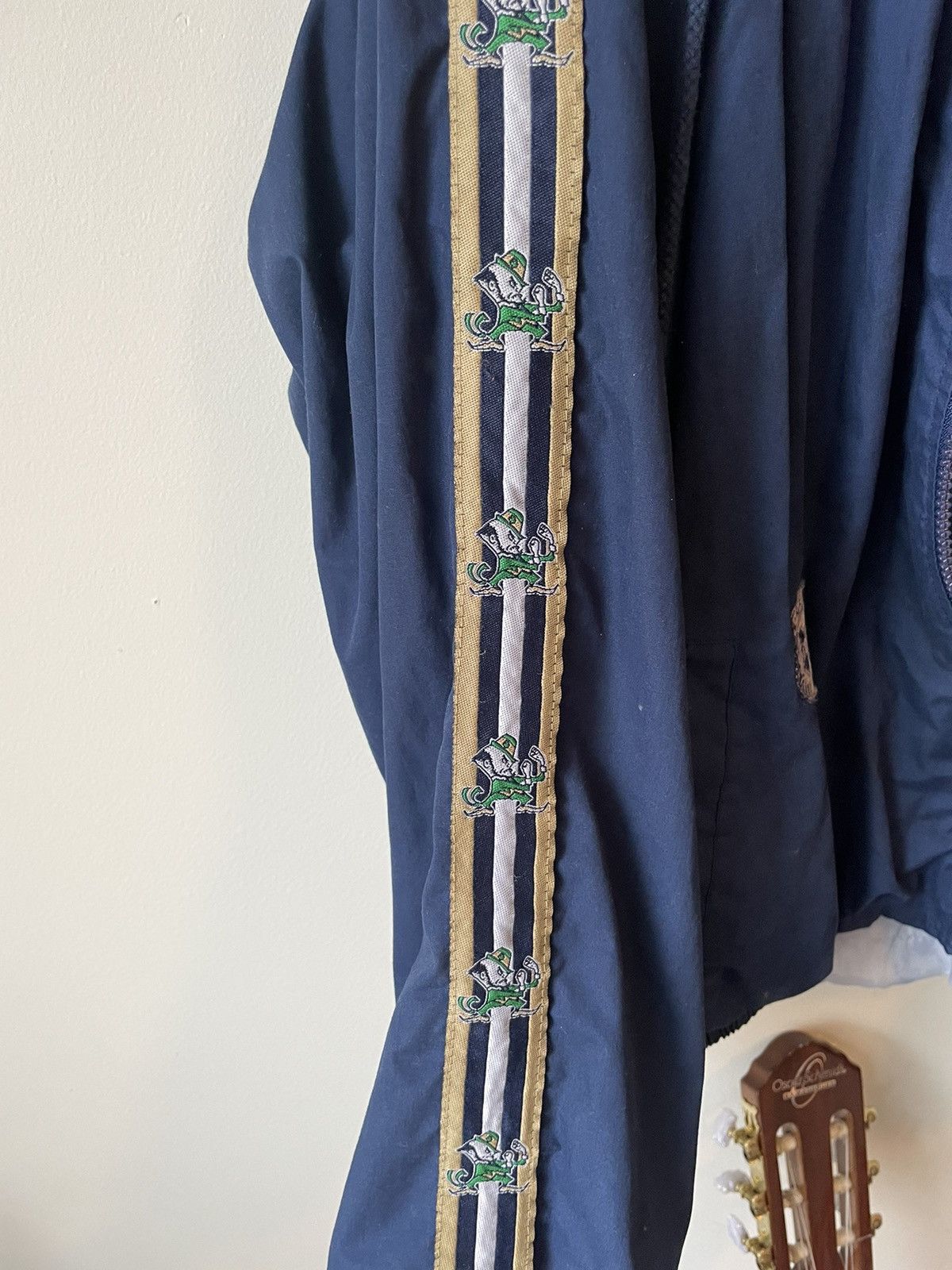 Vintage Vintage Notre Dame Player Jacket Size Medium Size US M / EU 48-50 / 2 - 2 Thumbnail
