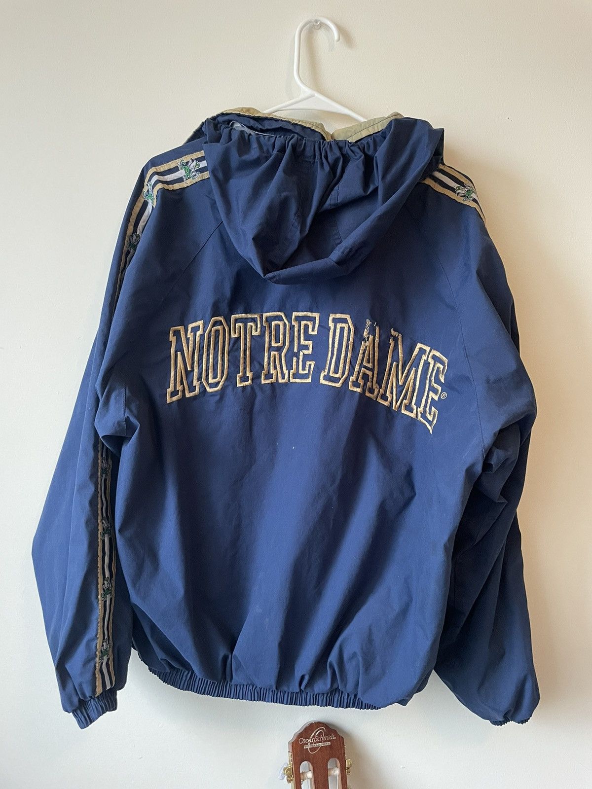 Vintage Vintage Notre Dame Player Jacket Size Medium Size US M / EU 48-50 / 2 - 6 Thumbnail