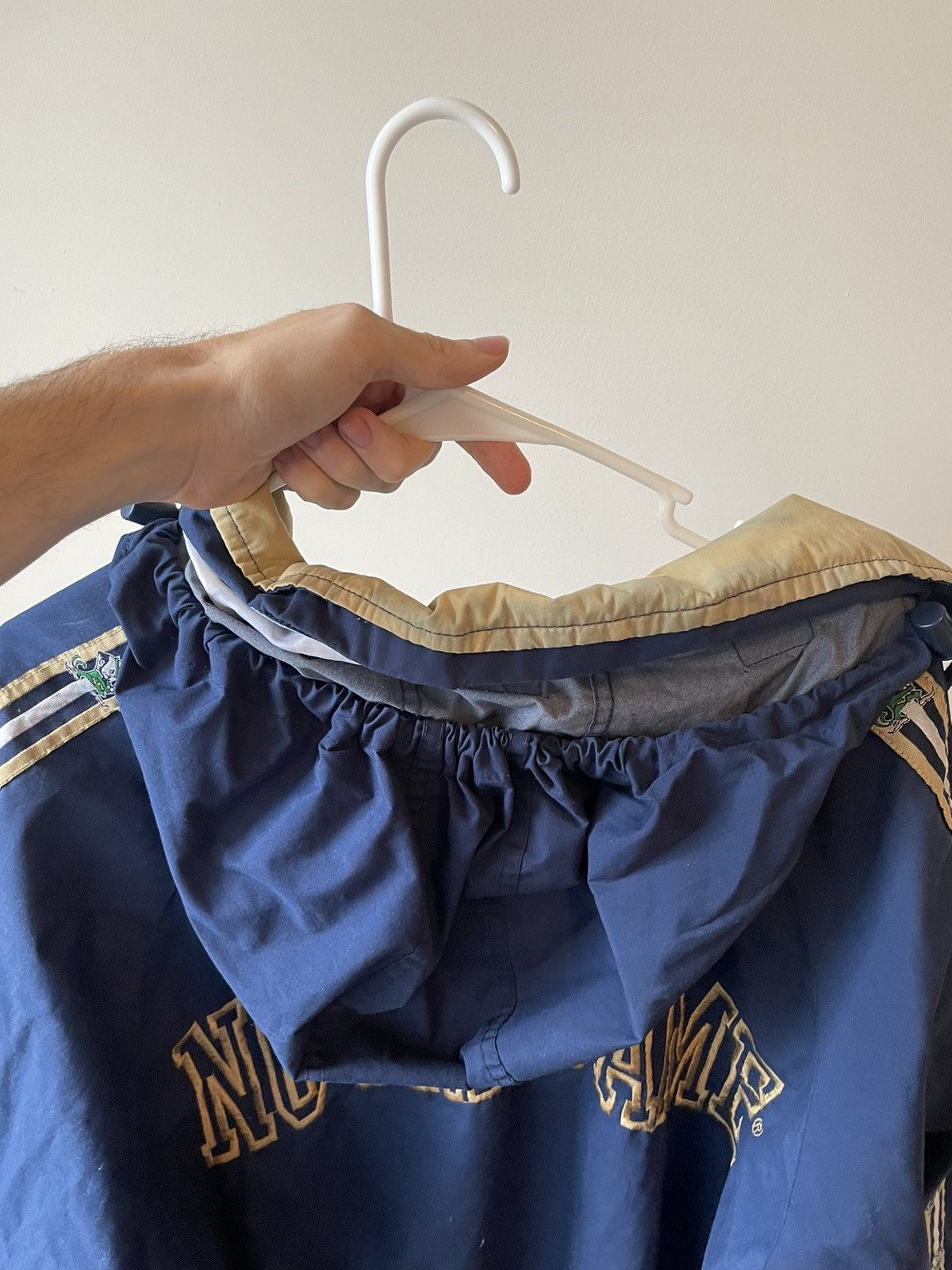 Vintage Vintage Notre Dame Player Jacket Size Medium Size US M / EU 48-50 / 2 - 7 Thumbnail