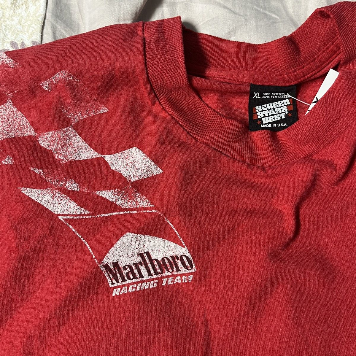 Marlboro Vintage Marlboro Cigarettes Racing Team T-Shirt Size US XL / EU 56 / 4 - 4 Preview