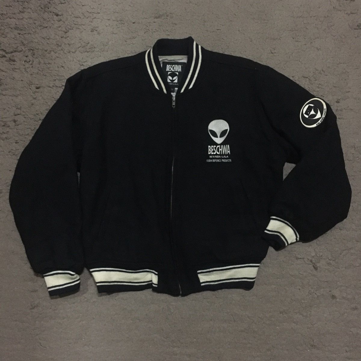 Vintage Alien outlet Beschwa Large Size Fleece Jacket