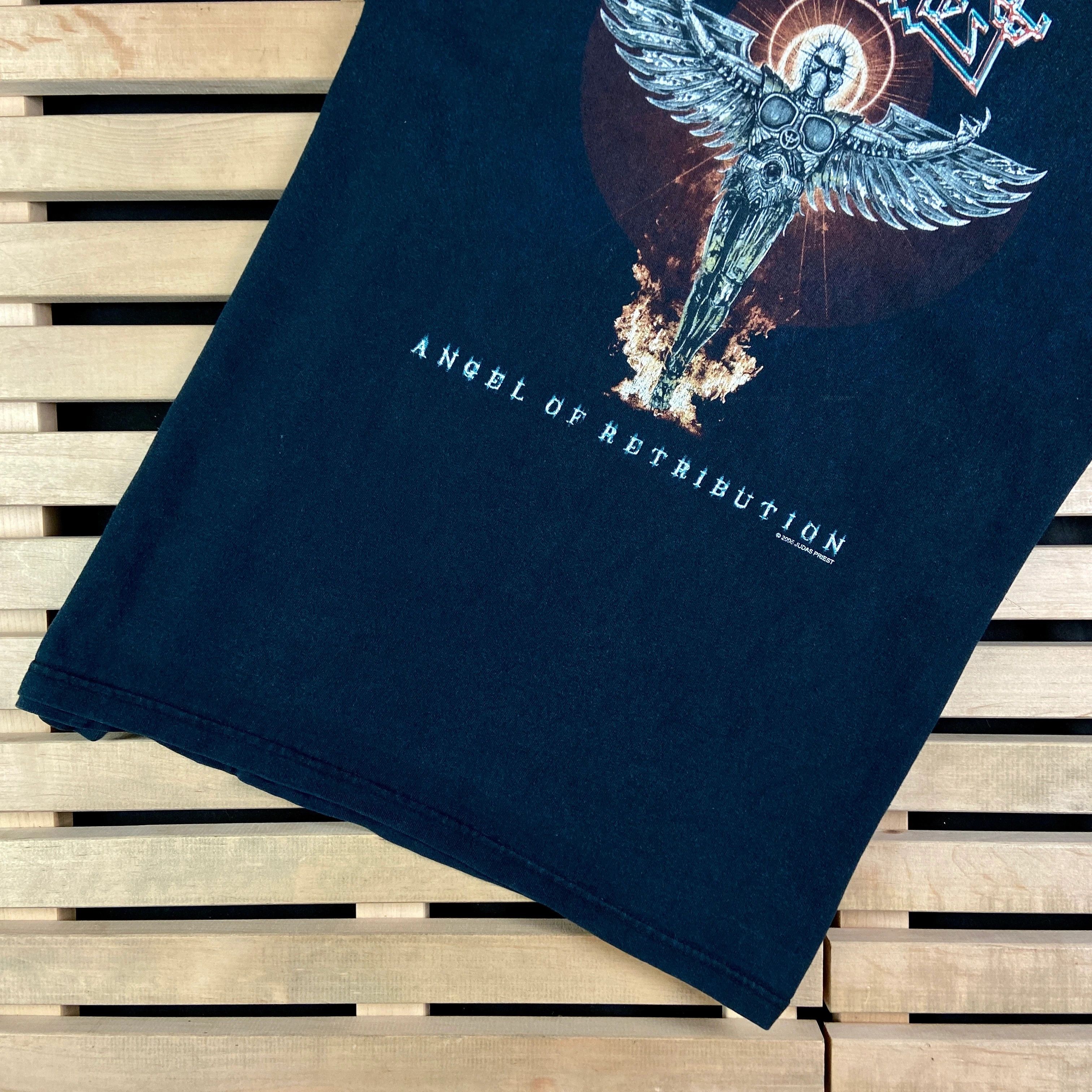 Band Tees × Judas Priest × Vintage Mens Vintage T Shirt Angel of Retribution 2005 Size XL Size US XL / EU 56 / 4 - 3 Thumbnail