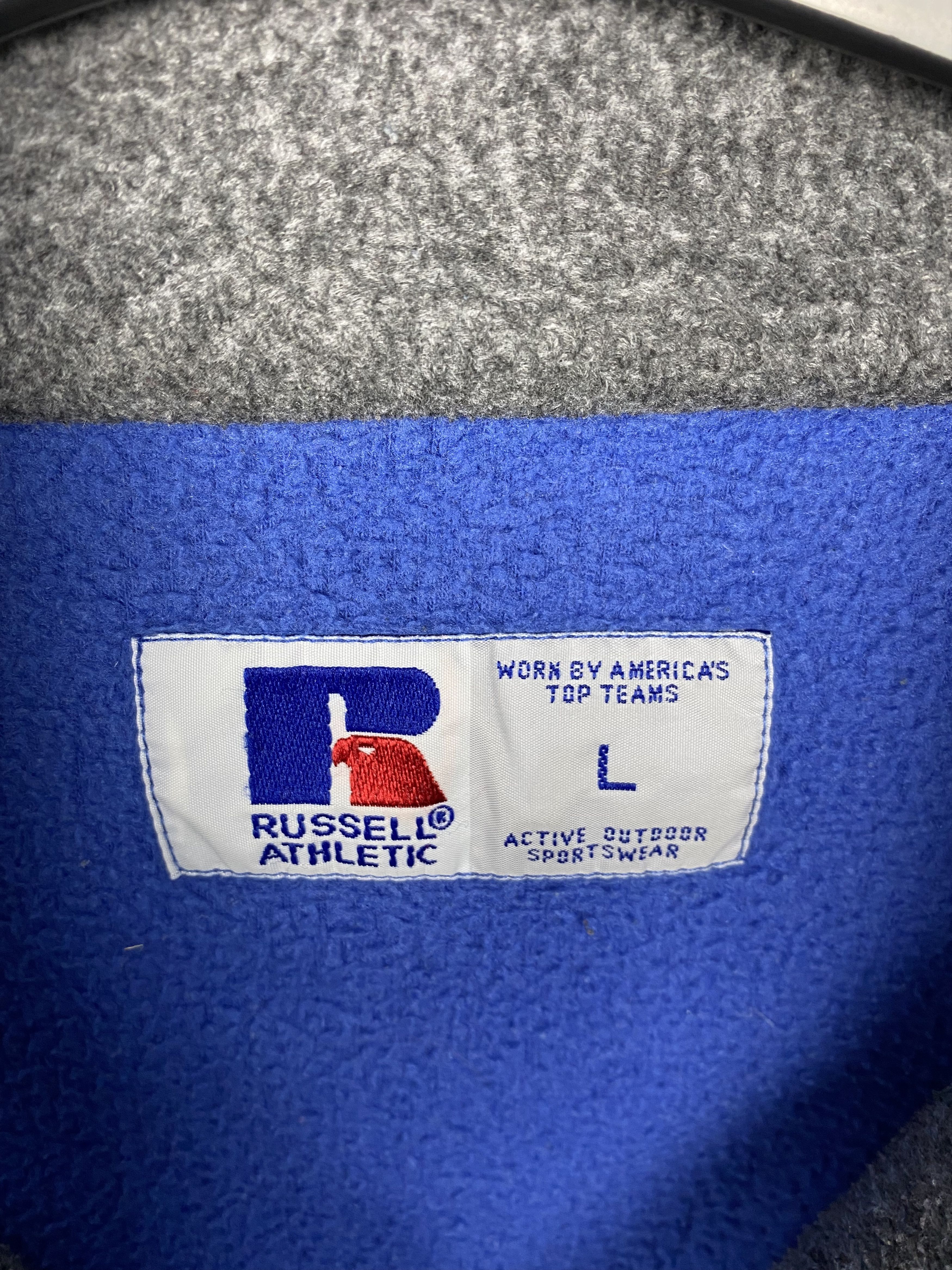 Russell Athletic Russell Athletic Vintage 1\4 Quarter Zip Teddy Fleece Jacket Size US L / EU 52-54 / 3 - 3 Thumbnail