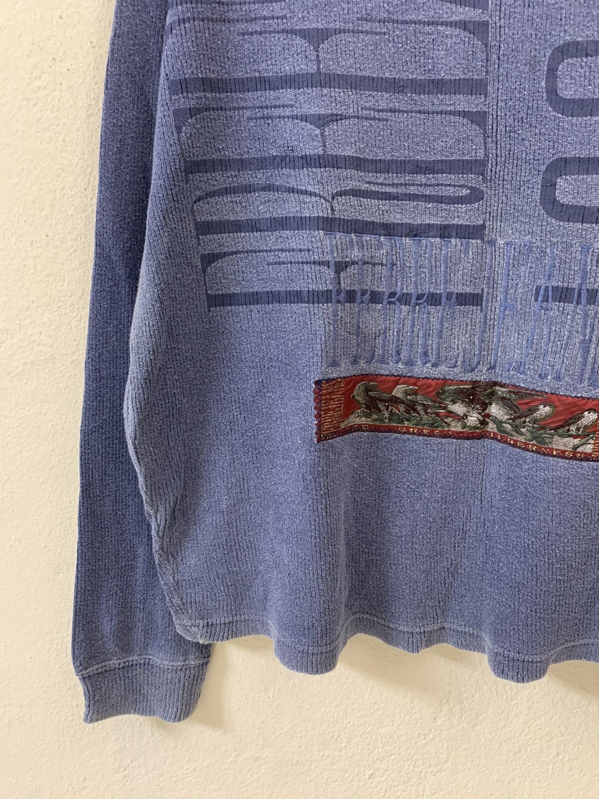 Ferre Ferre Jeans Spellout Sweatshirt Size US L / EU 52-54 / 3 - 3 Thumbnail