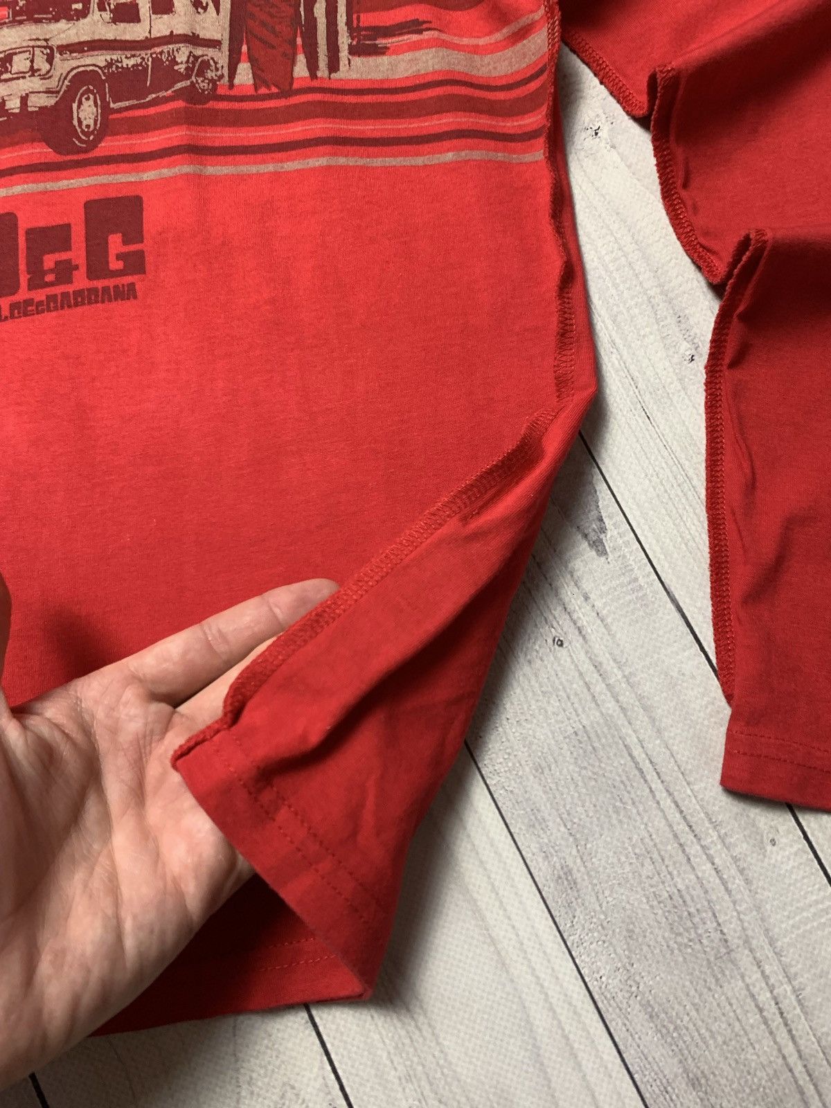 Dolce & Gabbana × Vintage Vintage Dolce & Gabbana sweatshirt rare V logo Size US L / EU 52-54 / 3 - 5 Thumbnail
