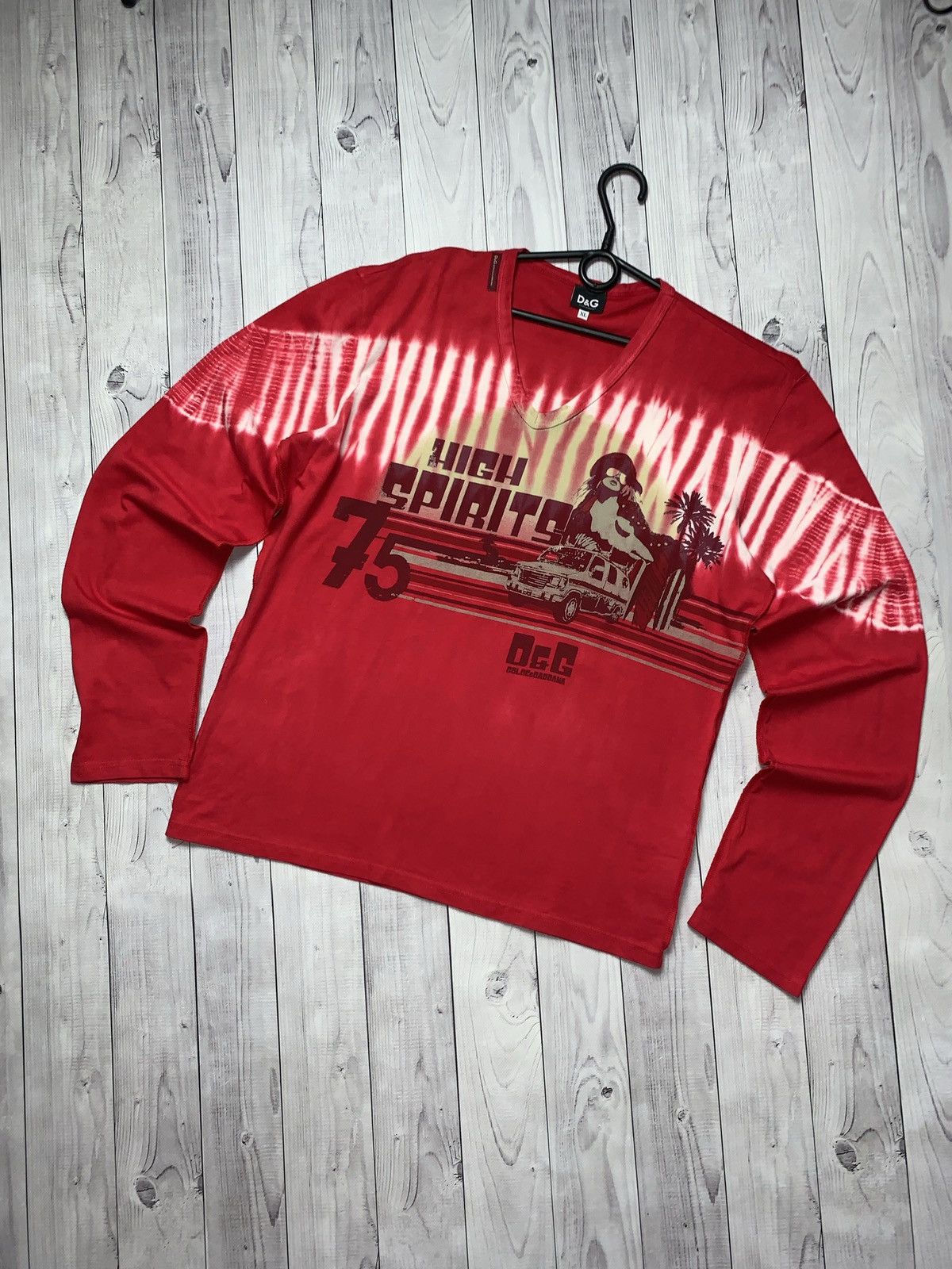 Dolce & Gabbana × Vintage Vintage Dolce & Gabbana sweatshirt rare V logo Size US L / EU 52-54 / 3 - 1 Thumbnail
