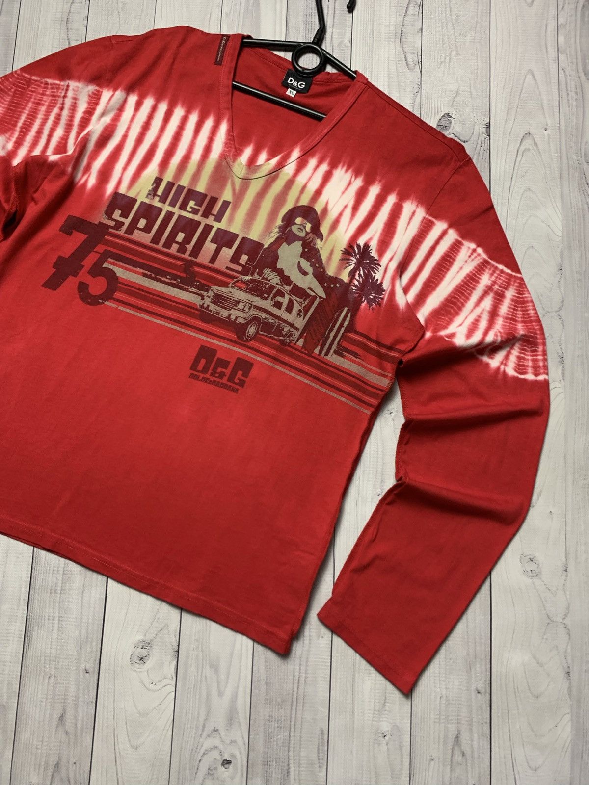 Dolce & Gabbana × Vintage Vintage Dolce & Gabbana sweatshirt rare V logo Size US L / EU 52-54 / 3 - 3 Thumbnail