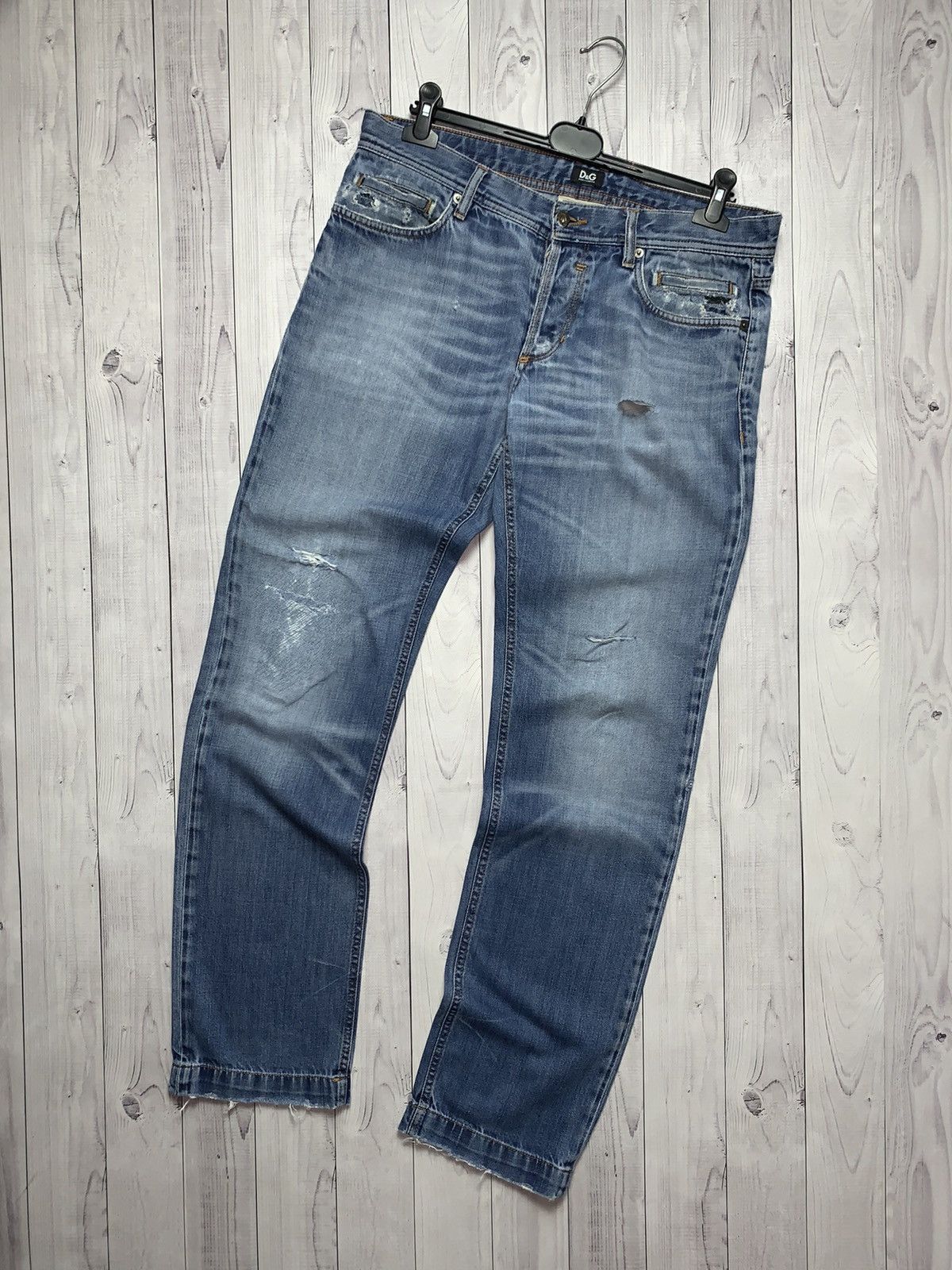 Vintage Dolce & Gabbana denim jeans distressed