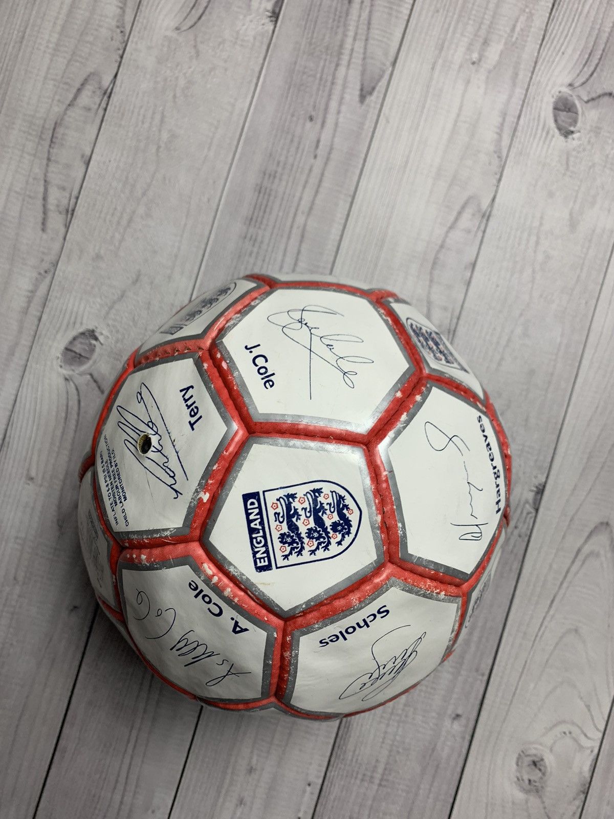 Vintage Vintage Soccer Ball England Official Autograph Size US M / EU 48-50 / 2 - 4 Thumbnail