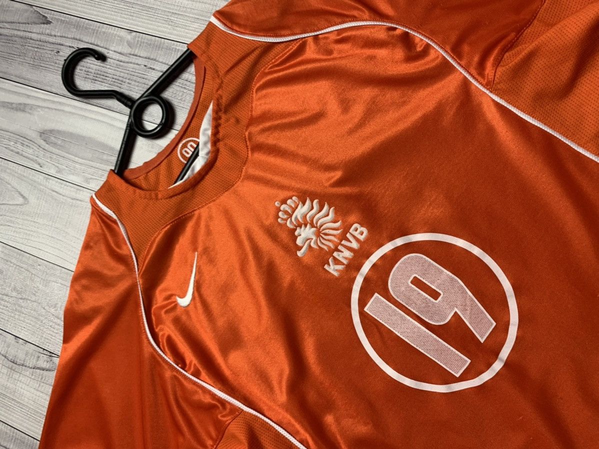 Nike × Vintage Vintage Nike jersey Holland 19 Robben KNVB Nederland Size US XL / EU 56 / 4 - 3 Thumbnail