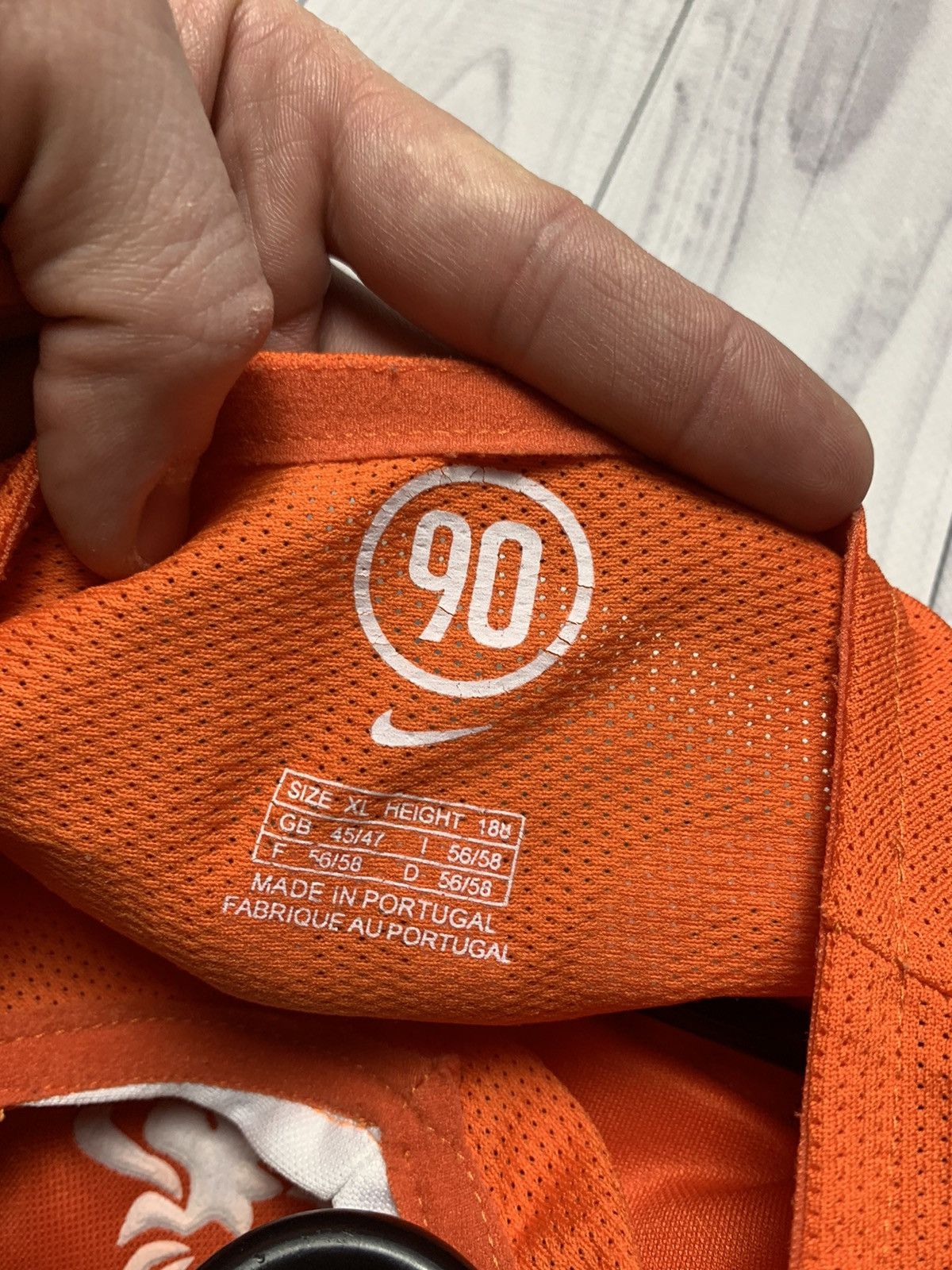 Nike × Vintage Vintage Nike jersey Holland 19 Robben KNVB Nederland Size US XL / EU 56 / 4 - 5 Thumbnail