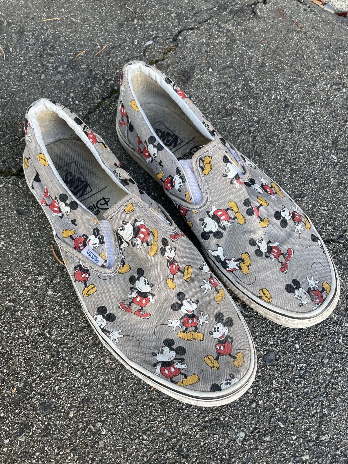 Frost grey vans slip ons online