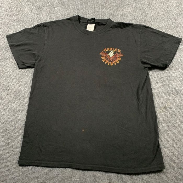 Harley Davidson Harley Davidson T Shirt Mens Large L Black Graphic Back