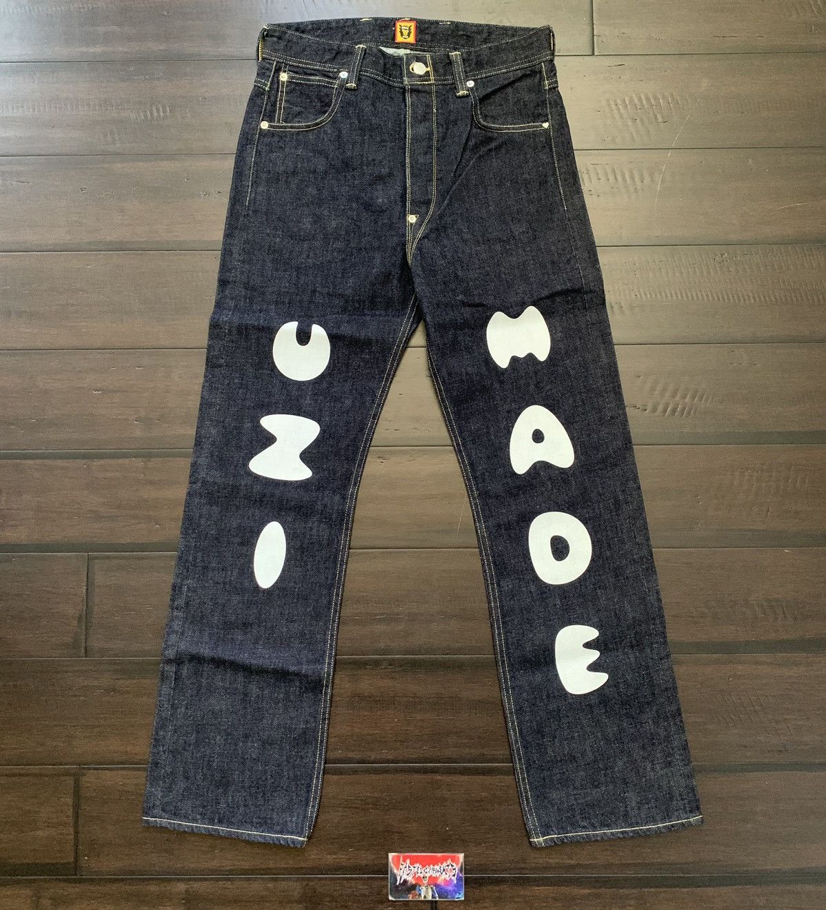 メンズHUMAN MADE UZI MADE DENIM PANTS 32 - デニム/ジーンズ