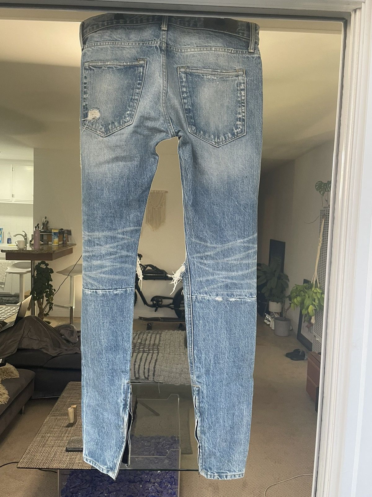 Fear of God RARE Fear of God Indigo Denim Pants jeans 33 mint essentials Size US 33 - 3 Thumbnail