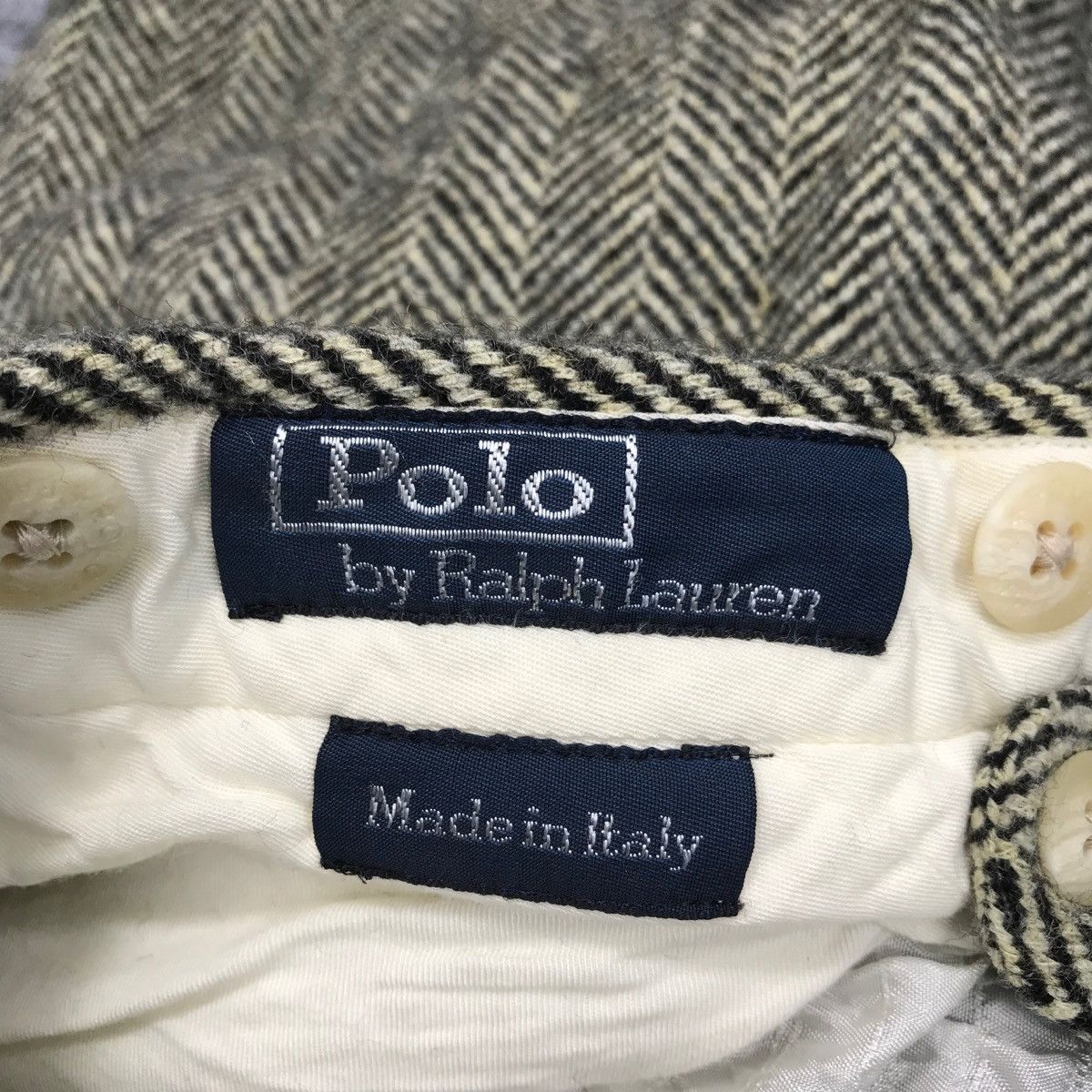 Polo Ralph Lauren Vintage Polo Ralph Lauren Harringbone Wool Pants Made In Size US 33 - 5 Thumbnail