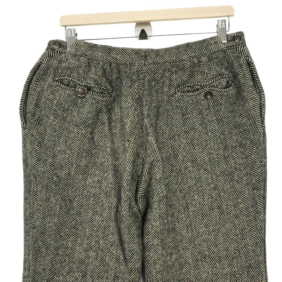 Polo Ralph Lauren Vintage Polo Ralph Lauren Harringbone Wool Pants Made In Size US 33 - 4 Thumbnail