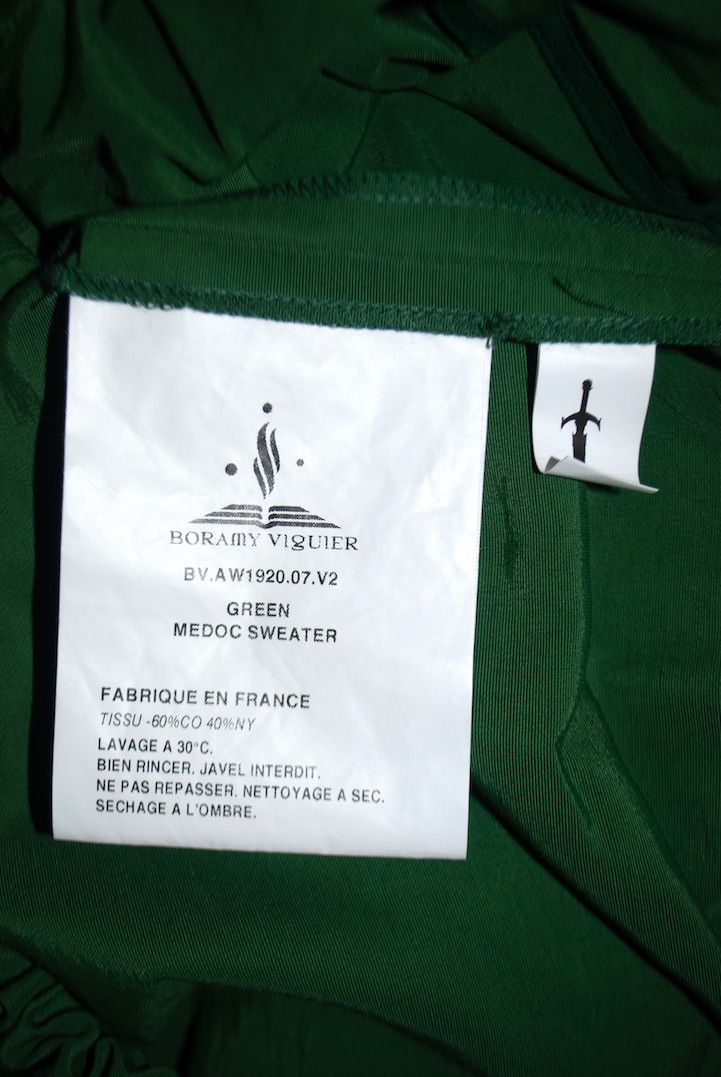 Other BORAMY VIGUIER A/W19 GREEN MEDOC SWEATER Size US S / EU 44-46 / 1 - 5 Thumbnail