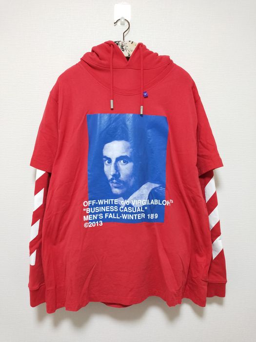 Off white red bernini on sale hoodie