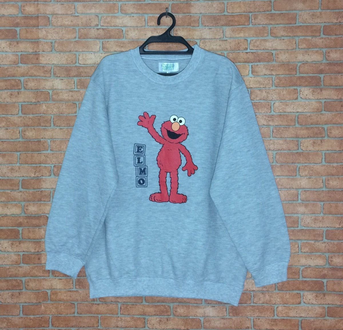Cartoon Network × Disney × Vintage 90's ELMO Sesame Street Crewneck Jim ...