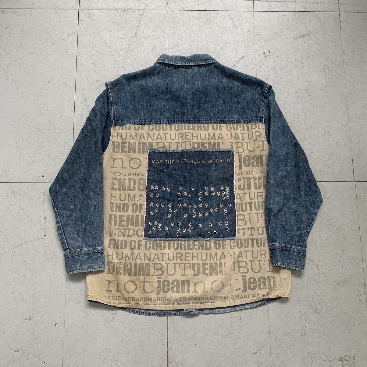 Vintage 2000s Marithe + Francois Girbaud Button Up Denim Jacket Size XL main image 1