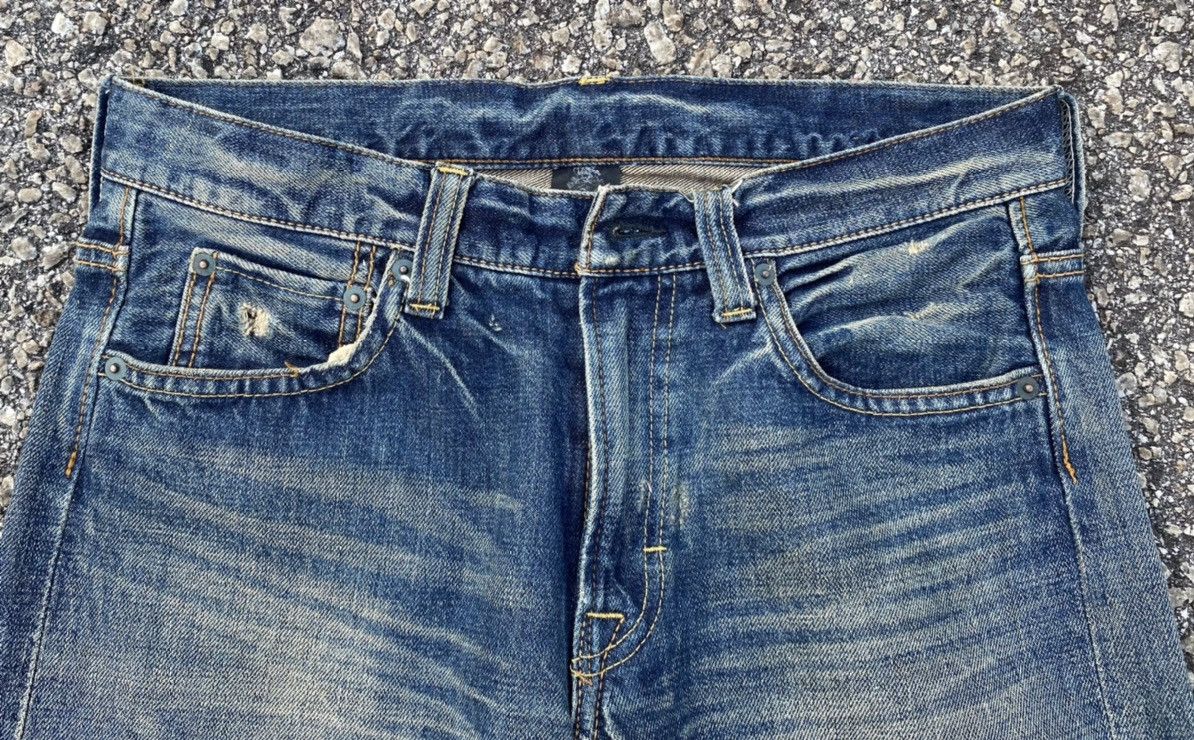 Vintage 🇯🇵 SEMANTIC DESIGN SELVEDGE REDLINE DISTRESSED DENIM JEANS Size US 31 - 7 Thumbnail
