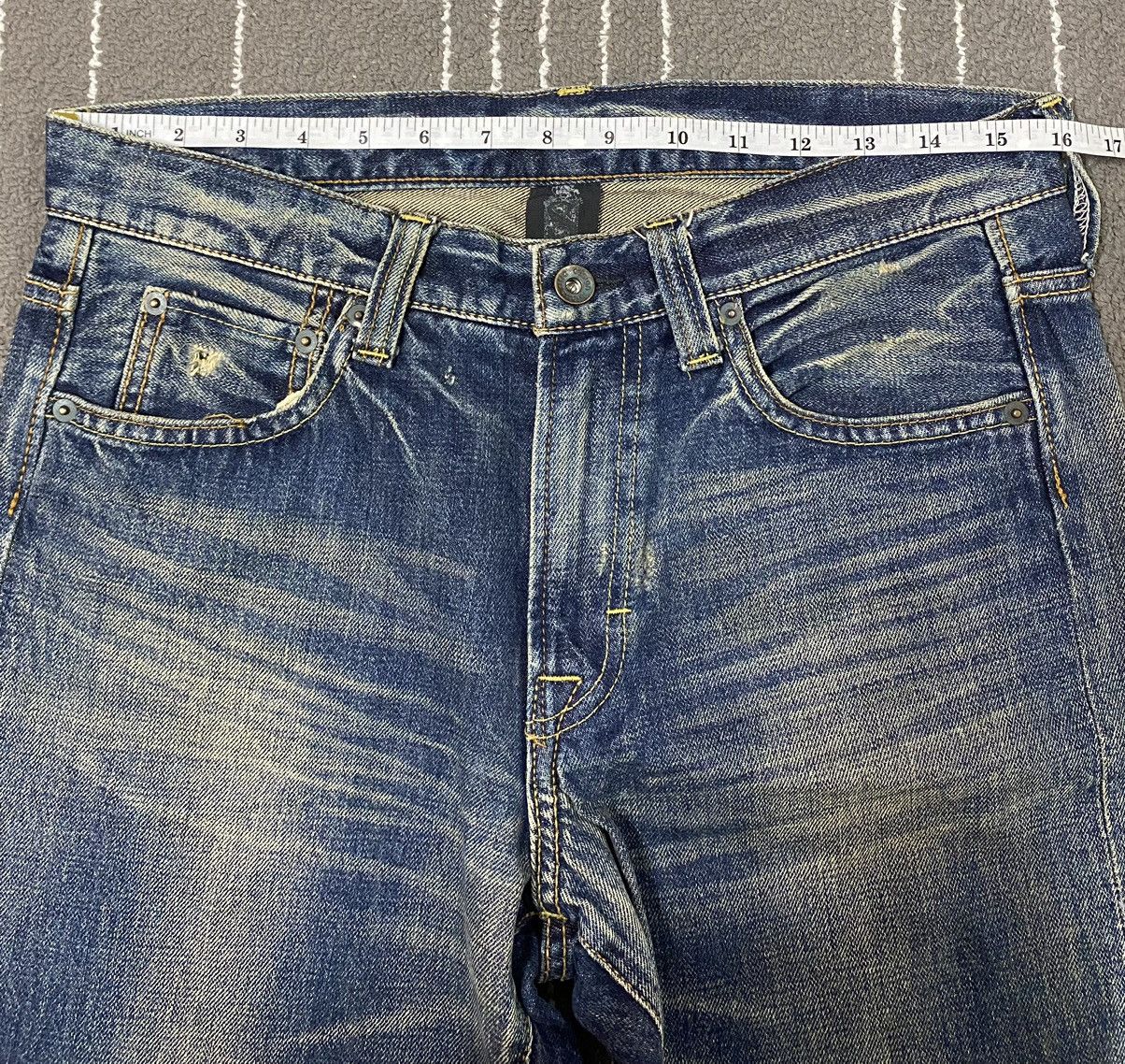 Vintage 🇯🇵 SEMANTIC DESIGN SELVEDGE REDLINE DISTRESSED DENIM JEANS Size US 31 - 14 Thumbnail