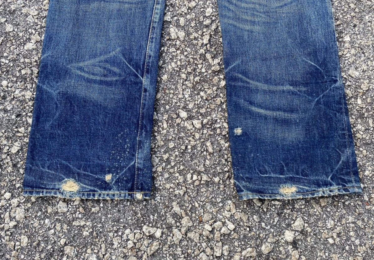 Vintage 🇯🇵 SEMANTIC DESIGN SELVEDGE REDLINE DISTRESSED DENIM JEANS Size US 31 - 10 Thumbnail