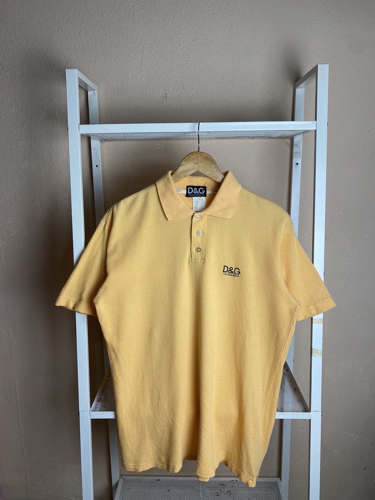 Dolce & Gabbana Dolce & Gabbana Yellow Polos Shirt Size US M / EU 48-50 / 2 - 1 Thumbnail