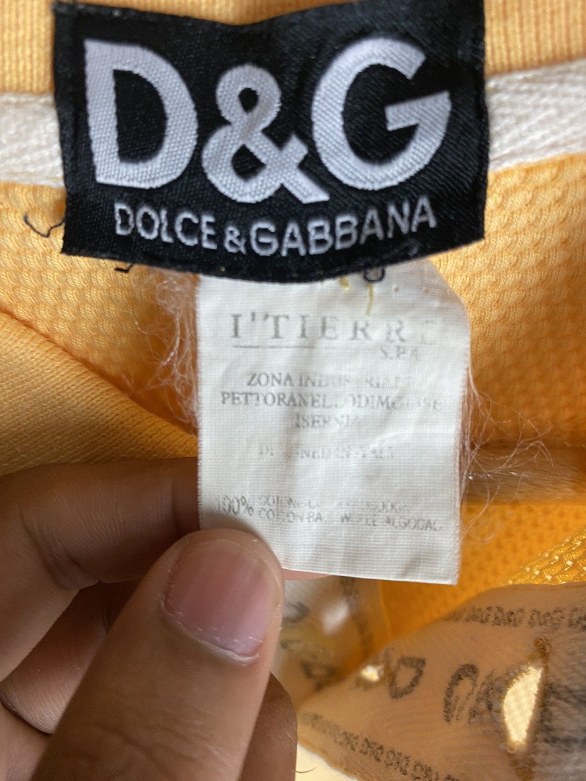 Dolce & Gabbana Dolce & Gabbana Yellow Polos Shirt Size US M / EU 48-50 / 2 - 11 Thumbnail