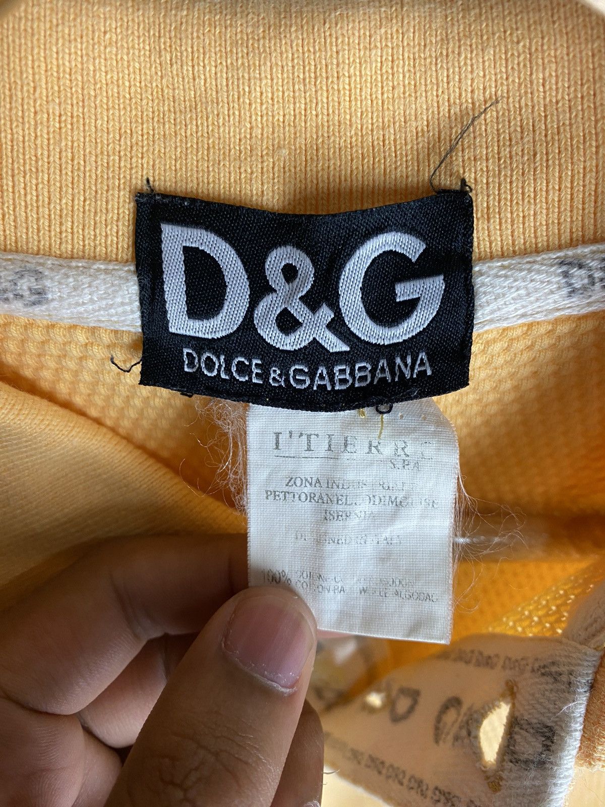 Dolce & Gabbana Dolce & Gabbana Yellow Polos Shirt Size US M / EU 48-50 / 2 - 10 Thumbnail