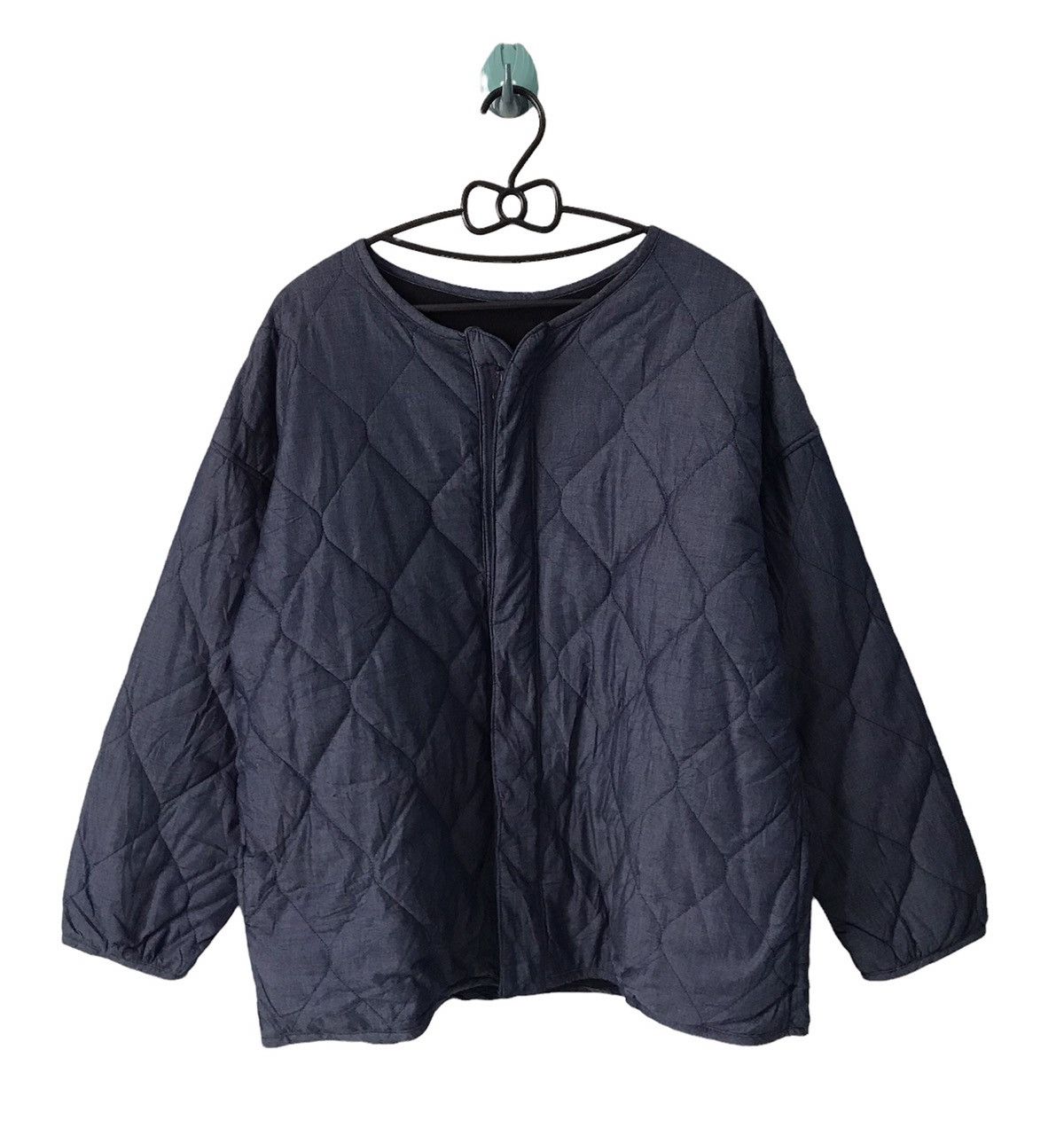 Japanese Brand 💥Steals💥Nice Quilted Zipper Jacket Size US M / EU 48-50 / 2 - 1 Thumbnail