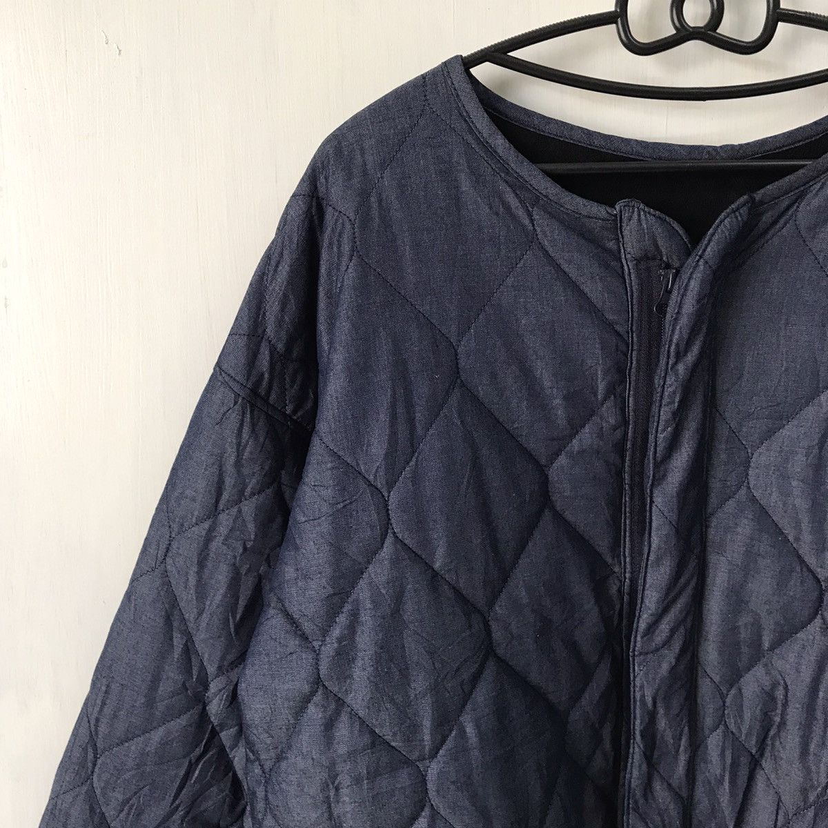 Japanese Brand 💥Steals💥Nice Quilted Zipper Jacket Size US M / EU 48-50 / 2 - 6 Thumbnail
